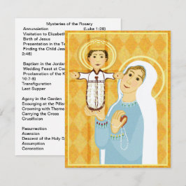 Rosary Flat Card