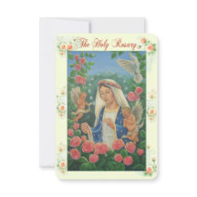 Rosary Prayer Card med min originalteckning