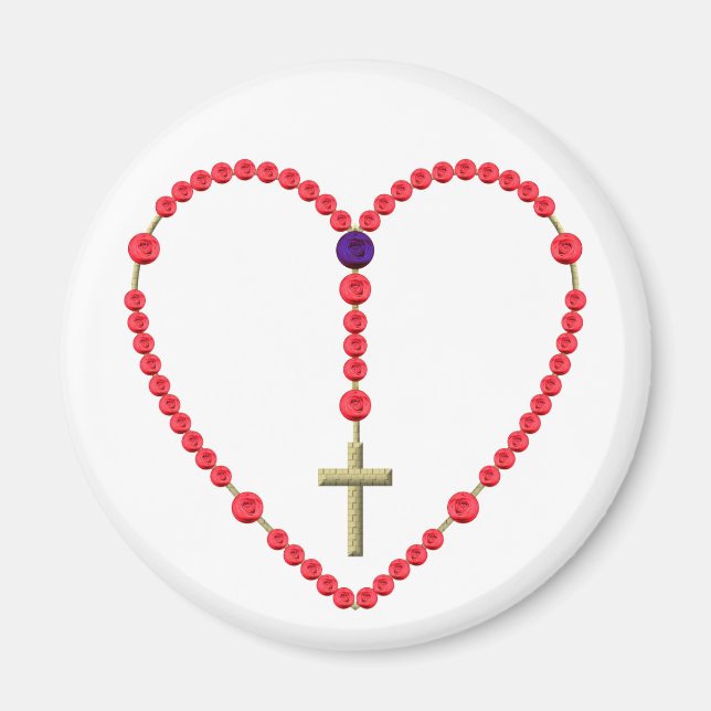 Rosary (Röda och blå Ro) Magnet (Framsidan)
