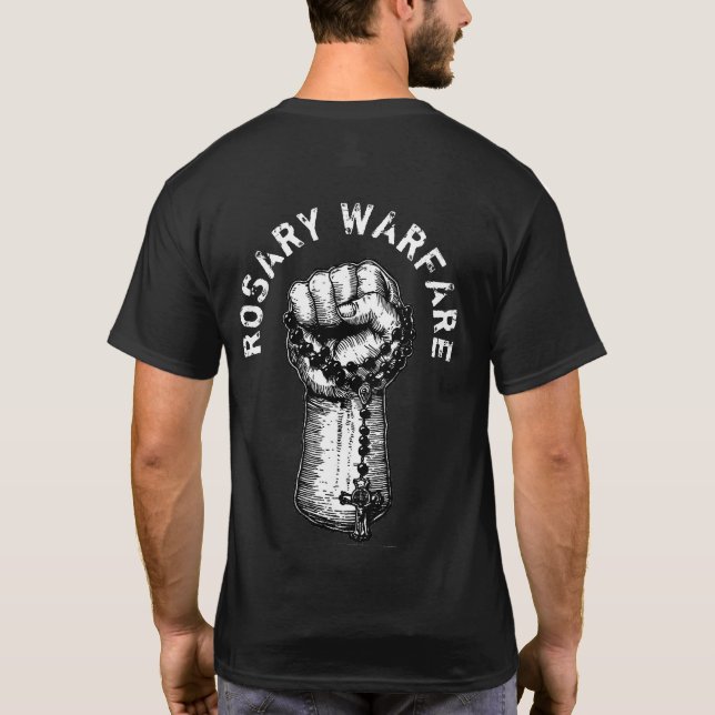 Rosary Warfare T Shirt (Baksida)
