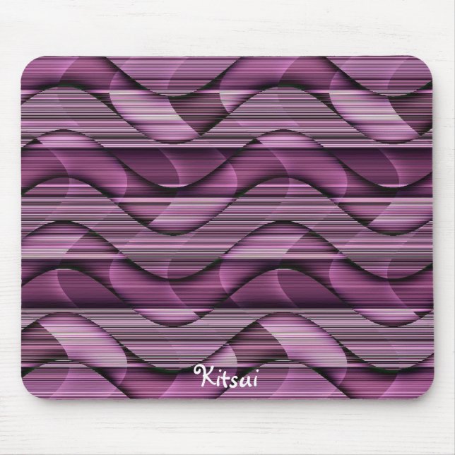 Rosavågar Mousepad Musmatta (Framsidan)