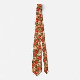 Rosblomma Förlovning Unik Bröllop Slips