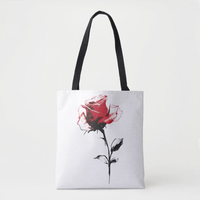  Rosblomning Tygkasse (Framsida)