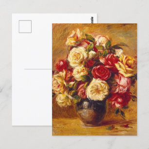 Rosbukett, Auguste Renoir Vykort