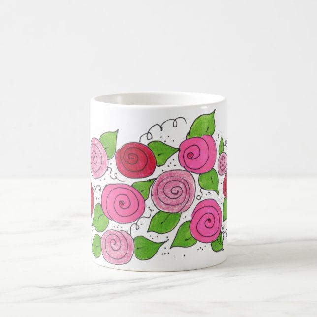 Rosbukett Kaffemugg (Center)