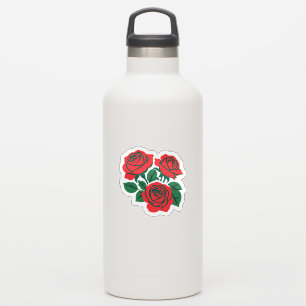 Rosbukett Klistermärken