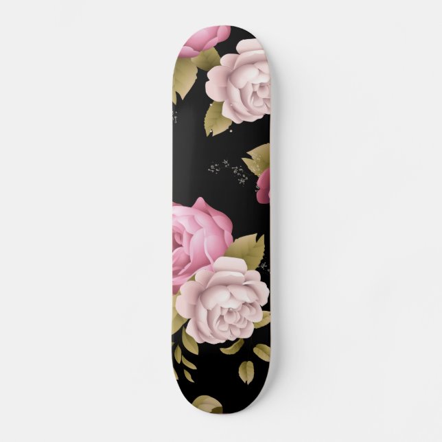 Rosbuketter 3 mini skateboard bräda 18,5 cm (Framsida)