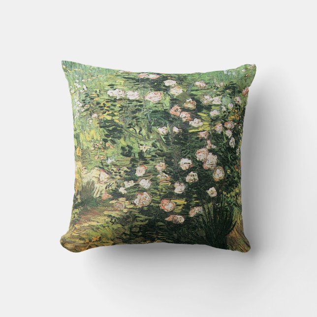 Rosbuske i blomning av Vincent van Gogh Kudde (Framsida)