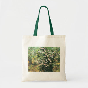 Rosbuske i blomning av Vincent van Gogh Tygkasse