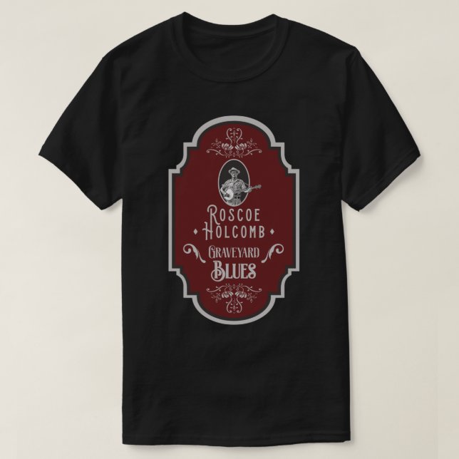 Roscoe Holcomb Old Time Music T-Shirt Sticker (Design framsida)