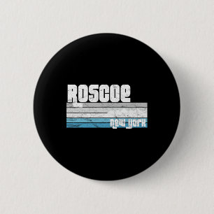 Roscoe New York Ny Retro Semester Skidning Vandrin Knapp