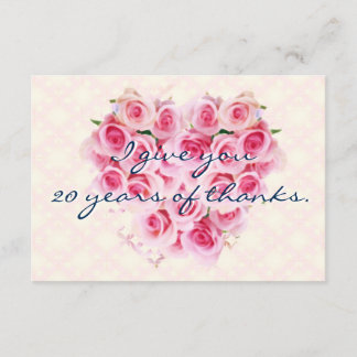 ROSE　感謝　カード TACK KORT