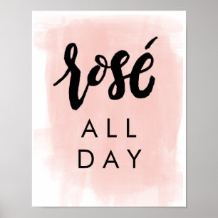 Rosé all dagaffisch poster