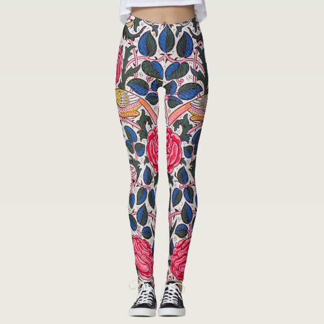 Rose and Bird, William Morris Leggings (Framsida)