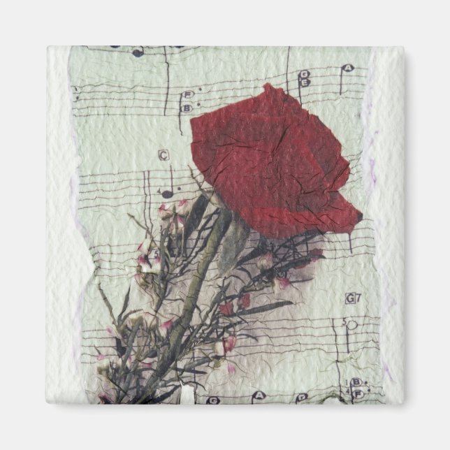 <Rose and Music>från Kim Koza 2 Magnet (Framsidan)
