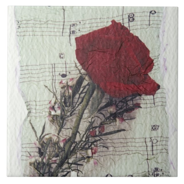 <Rose and Music> vid Kim Koza 2 Kakelplatta (Framsidan)
