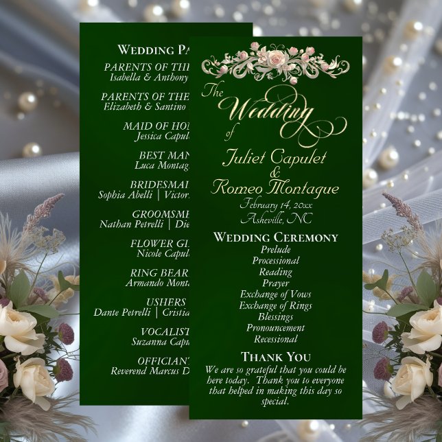 Rose Arc - Emerald Wedding Program (Skapare uppladdad)