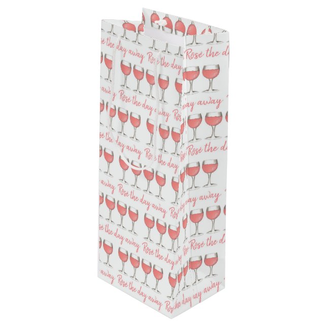 Rosé Away Rosa ros Glass Vin Älskare (Framsidan Vinklad)