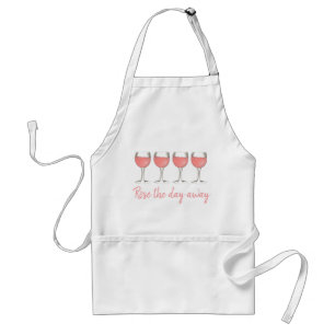 Rosé Away Rosa ros Glass Vin Älskare Förkläde