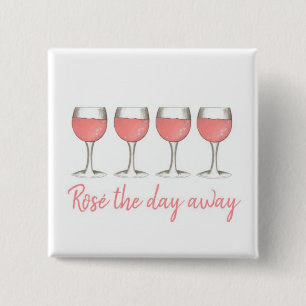 Rosé Away Rosa ros Glass Vin Älskare Knapp