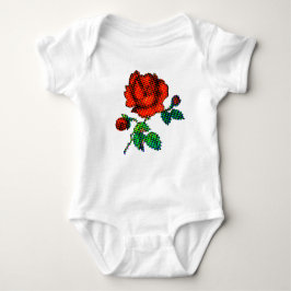 Rose Bloom Halftone Fine Art T Shirt
