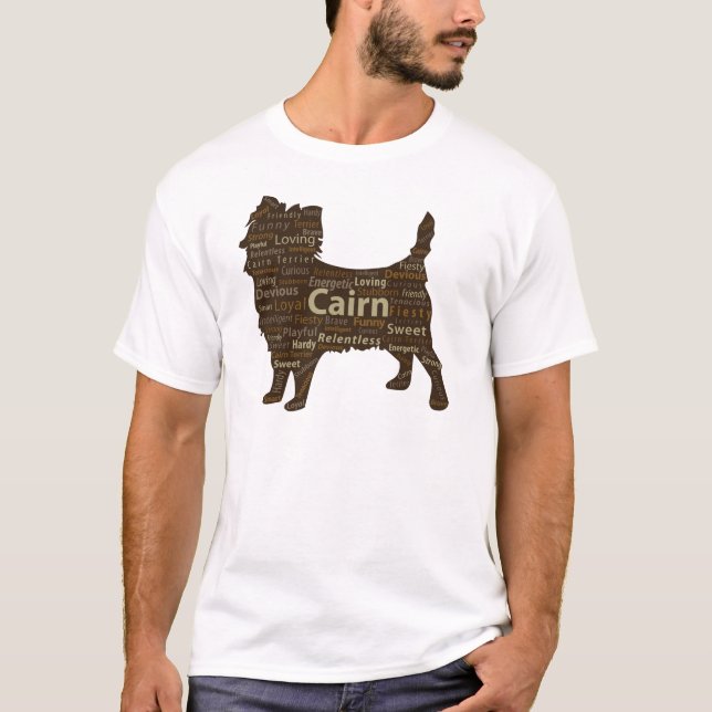 Röse (brunt) t-shirt (Framsida)