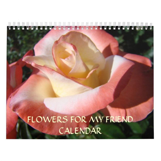 ROSE CALENDAR Gåva VÄNNER Julrosor Kalender (Omslag)