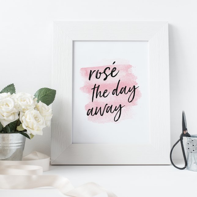 Rosé Dagen Away | Art Skriv ut Poster (Skapare uppladdad)