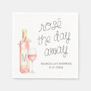 Rosé Dagen Away Möhippa Brunch Pappersservett