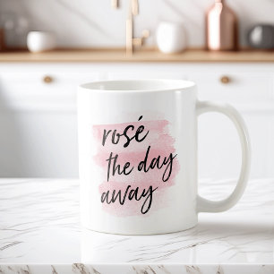 Rosé Dagen Away Quote Kaffemugg