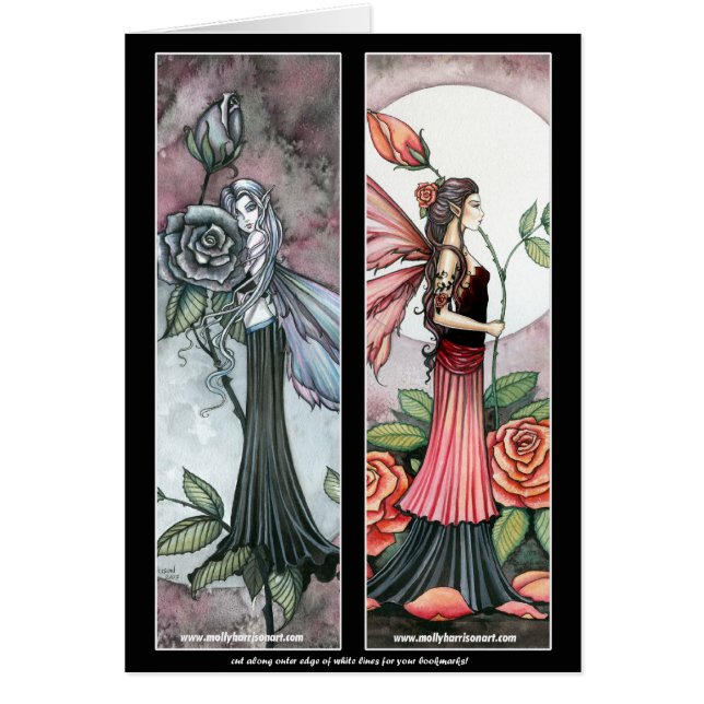 Rose Fairy Bokmärken Kort av Molly Harrison (Framsidan)