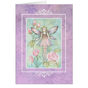 Rose Fairy Card av Molly Harrison Hälsningskort