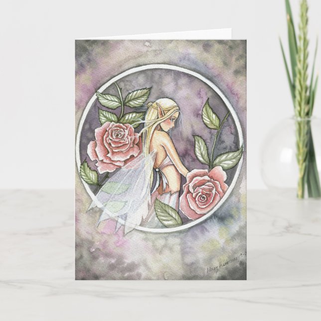 Rose Fairy Card av Molly Harrison Kort (Framsida)