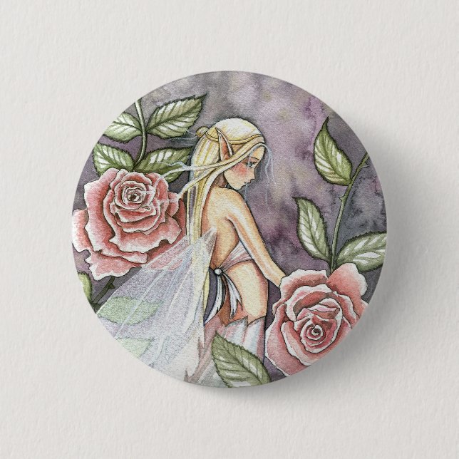 Rose Fairy Spänne, Knapp av Molly Harrison (Framsida)