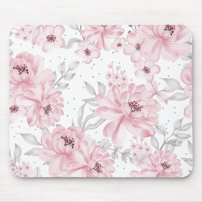 Rose flower pattern musmatta (Framsidan)