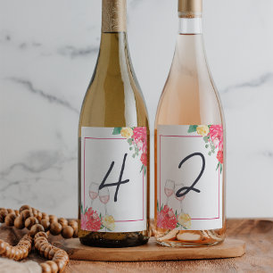 Rosé Garden Blind Taste Vinflaska Etikett