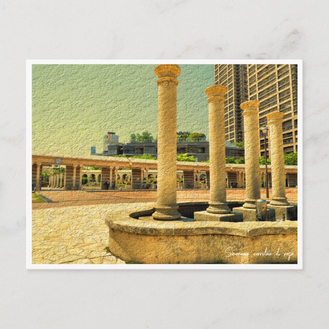 Rose Garden Vykort (Framsida)