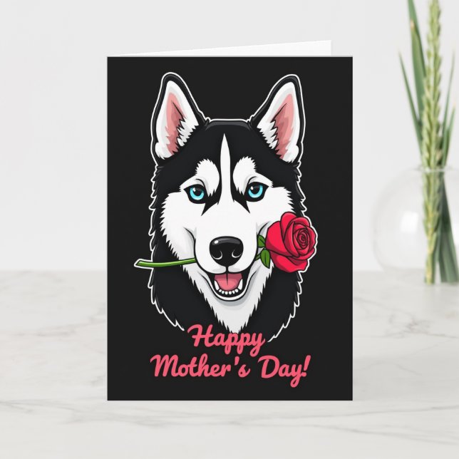 Rose Gift Mother Happy Day Card Kort (Framsida)