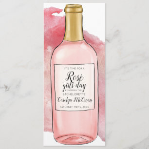 Rosé Girls Day Bachelorette-partiets inbjudan