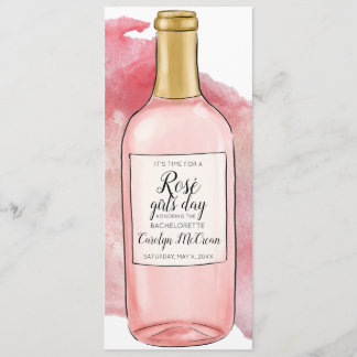 Rosé Girls Day Bachelorette-partiets inbjudan