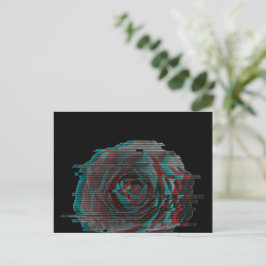 Rose Glitch Vykort