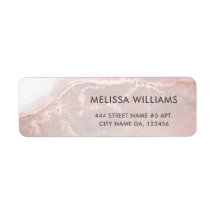 Rose Gold  Bläckmarmor 