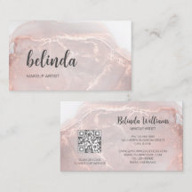 Rose Gold  Bläckstensmarmor | QR-kod
