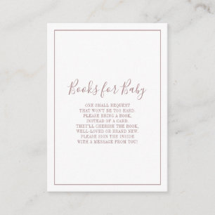 Rose Gold-böcker för baby-insats Tilläggskort