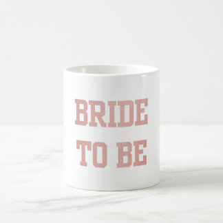 Rose Gold Brud att bli Kaffemugg