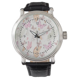 rose gold butterfly armbandsur
