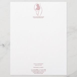 Rose Gold Doula & Förlossning Brevhuvud
