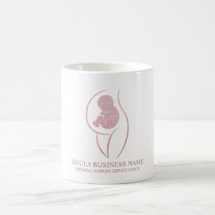 Rose Gold Doula Förlossning Kaffemugg