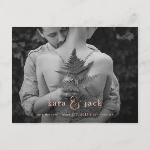 Rose Gold Et-tecken   Foto Spara Datum Meddelande Vykort