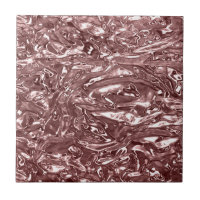 Rose Gold Flytande Krom Metallisk Chic Glam
